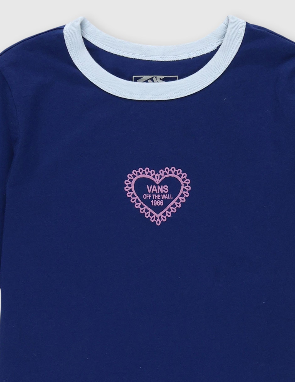 Playera Vans manga corta para niña
