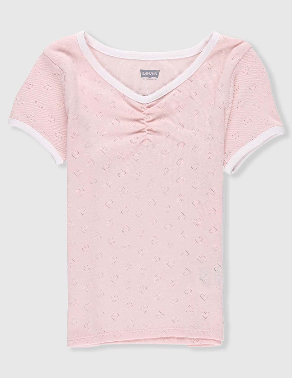 Playera manga corta para niña Playera manga corta para niña