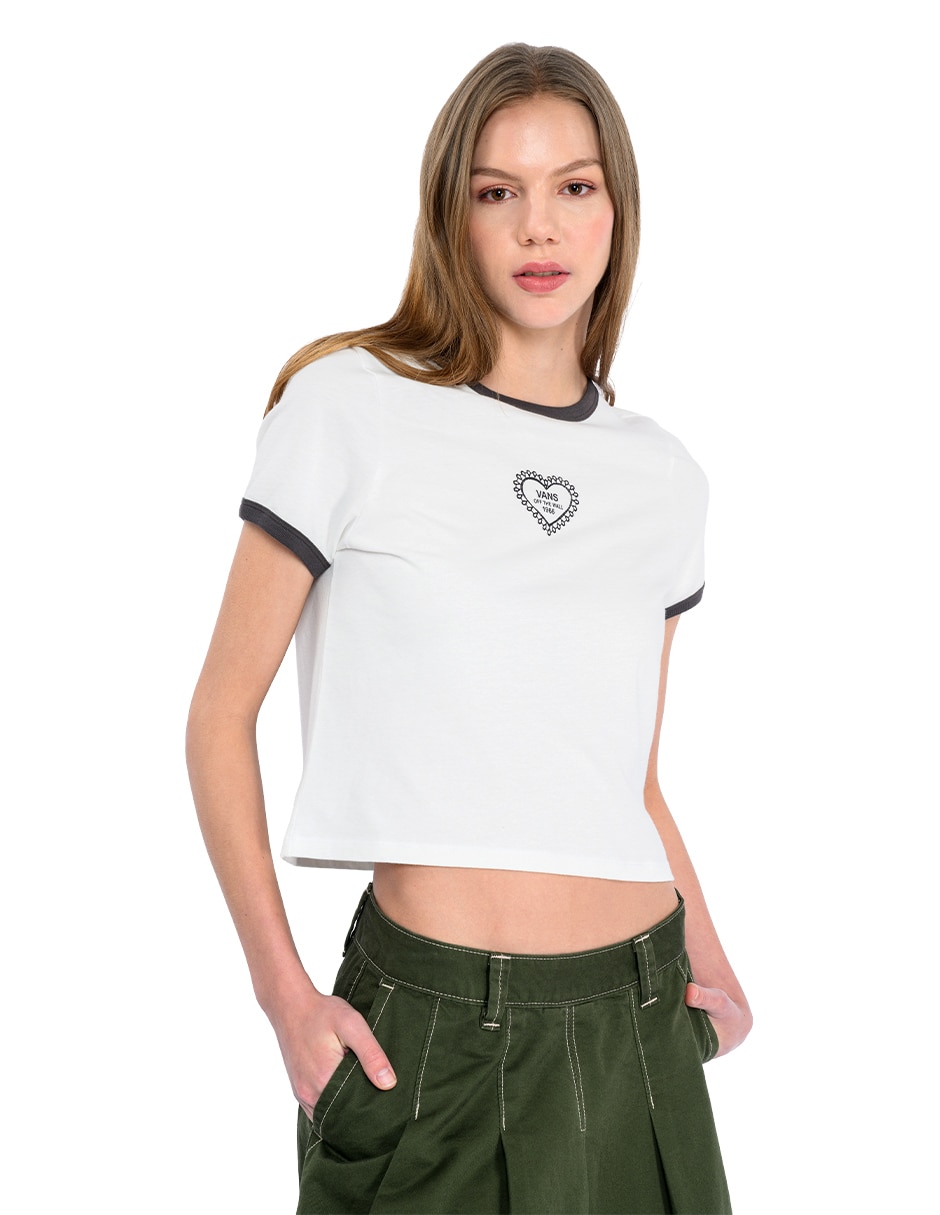 Playera Lacey Daze SS manga corta para niña