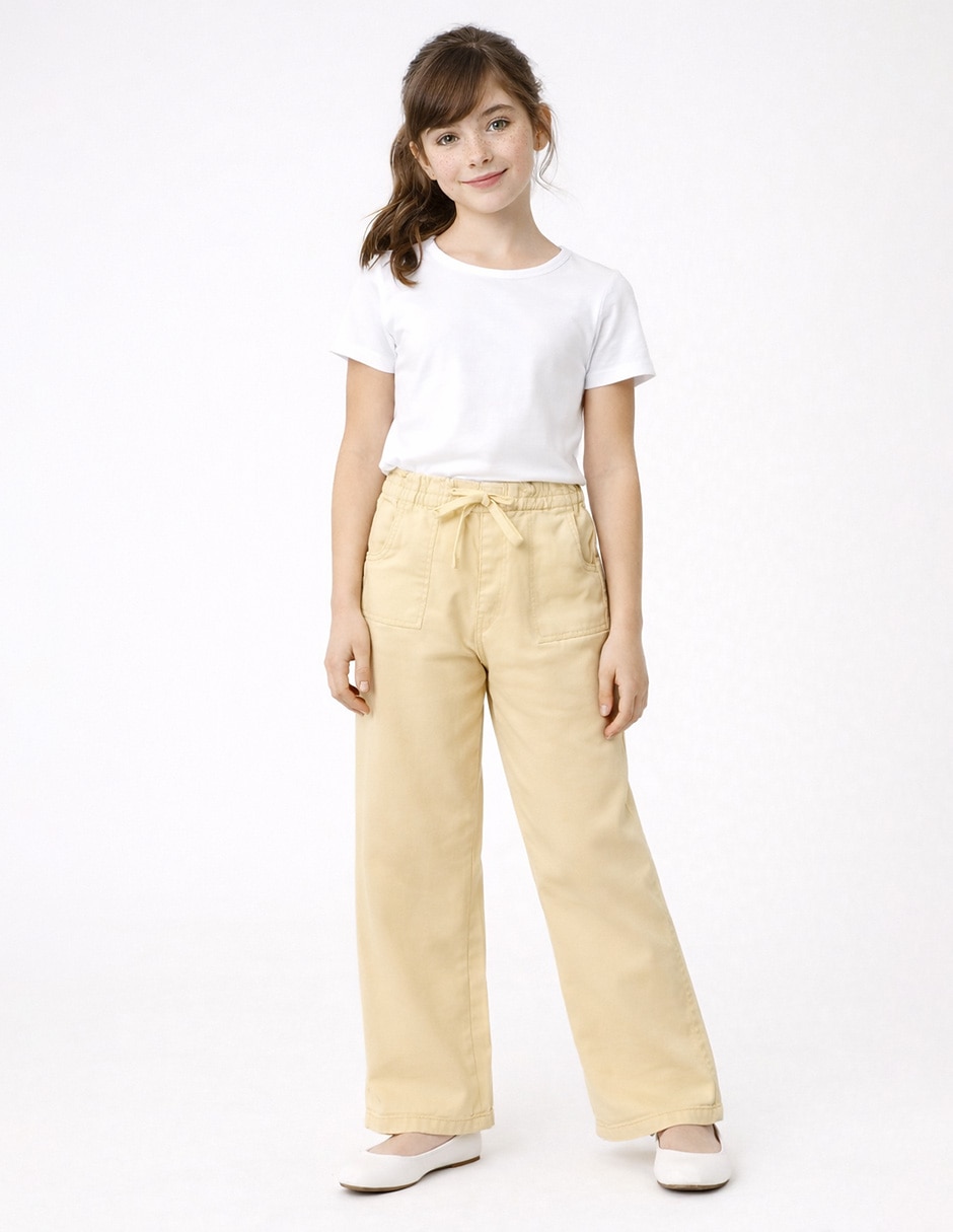 Jeans amplio para niña