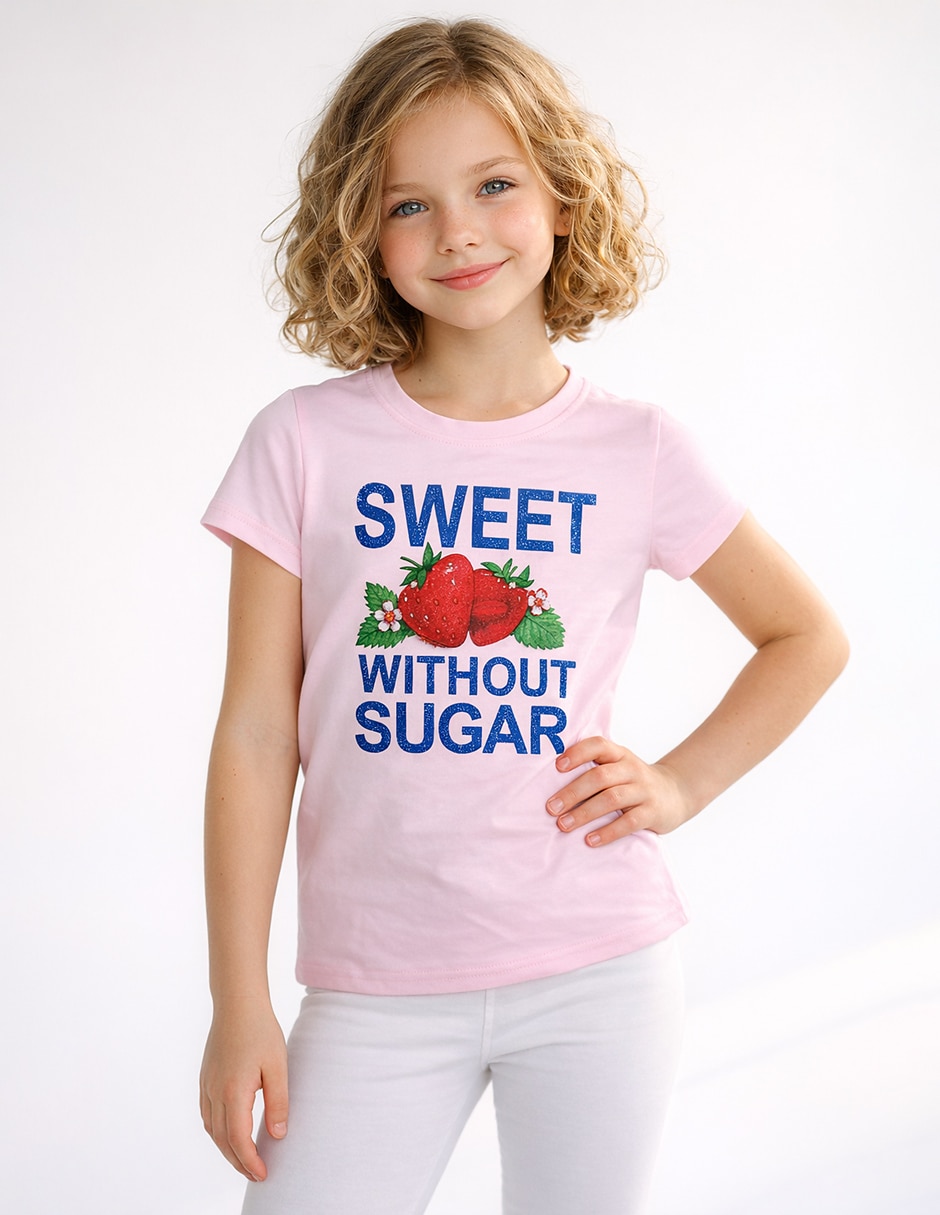 Playera manga corta para niña 1