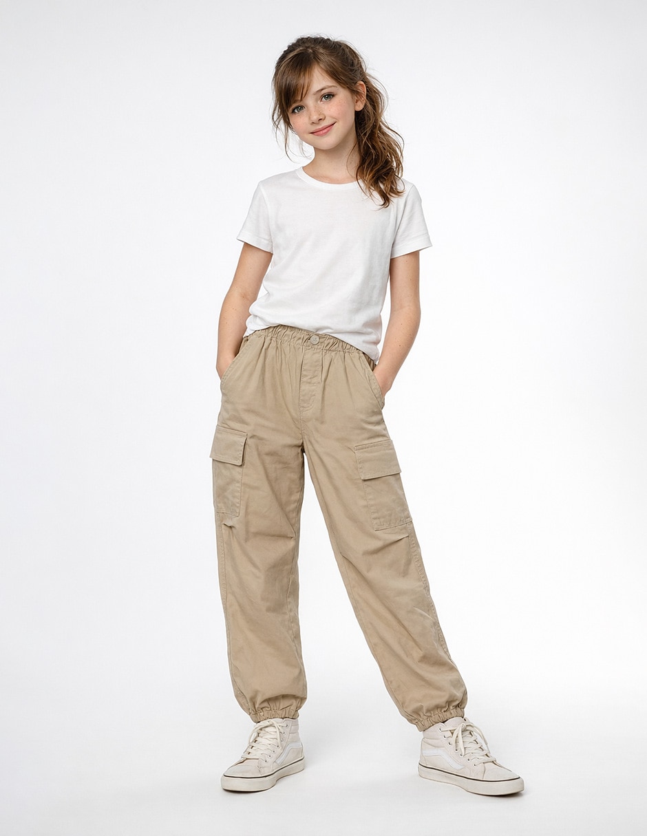 Pantalón jogger Biography para niña