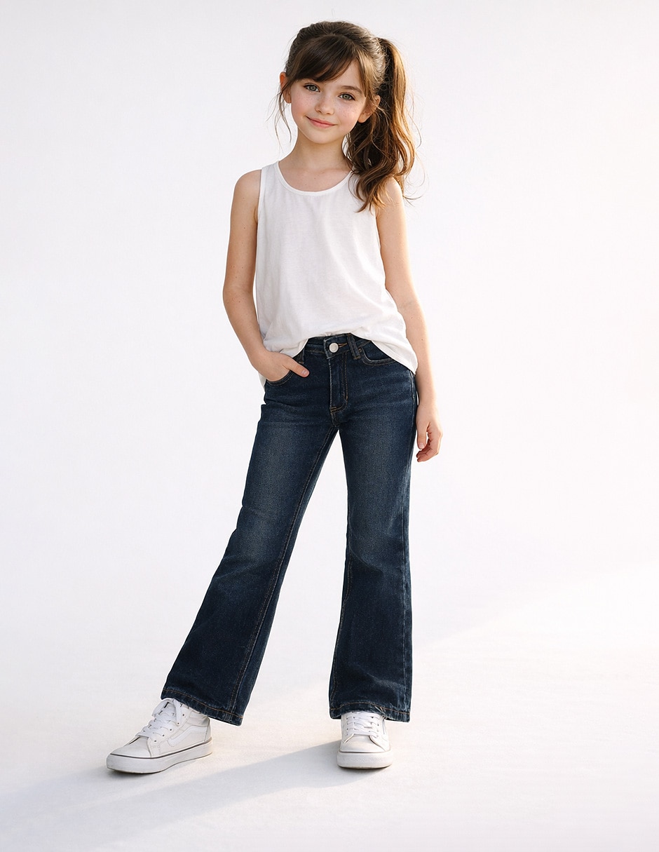 Playera manga corta para niña