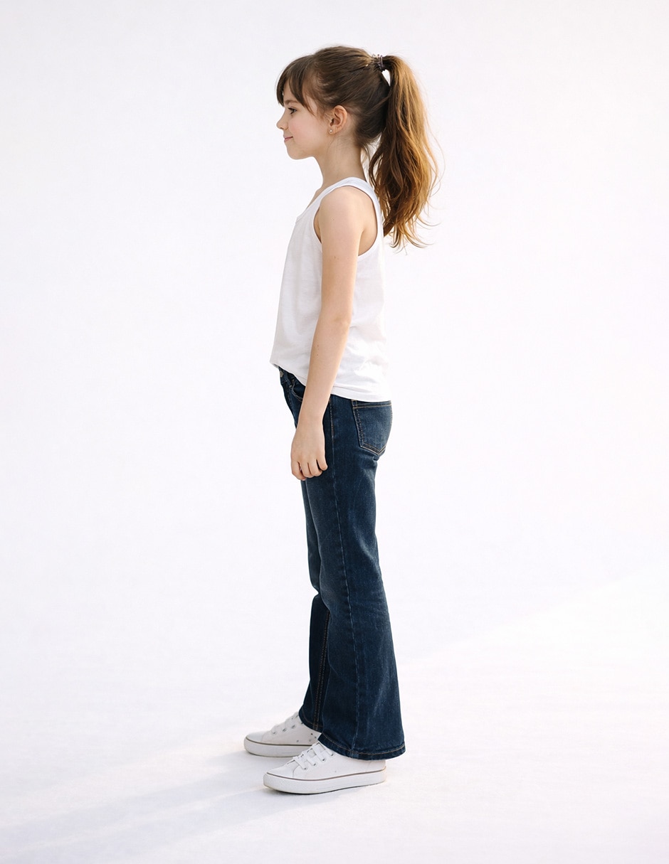 Playera manga corta para niña