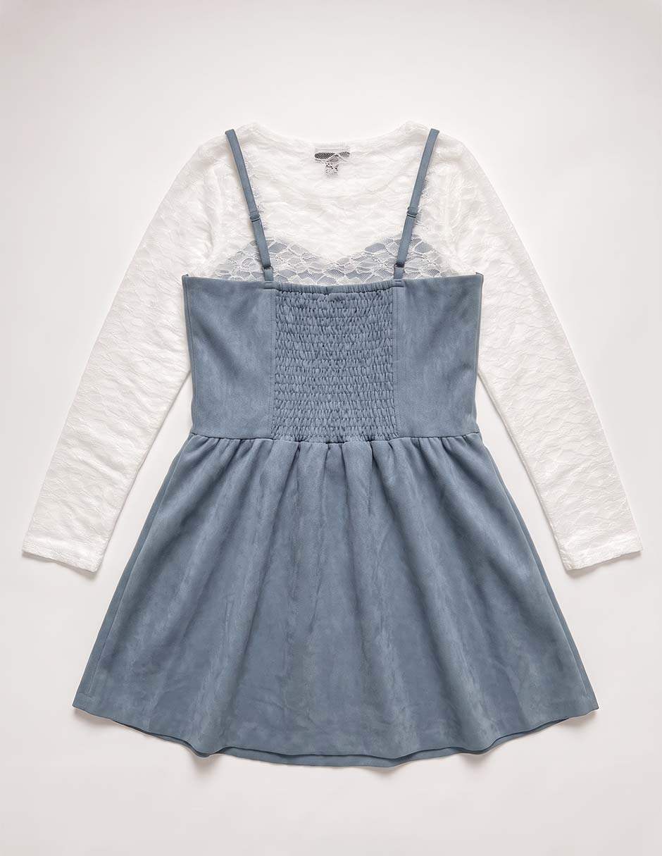Vestido manga larga para niña 5