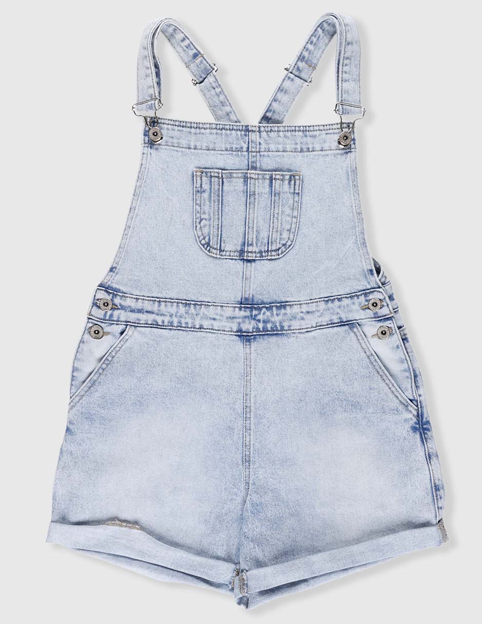 Jumpsuit atemporal de mezclilla para niña 2