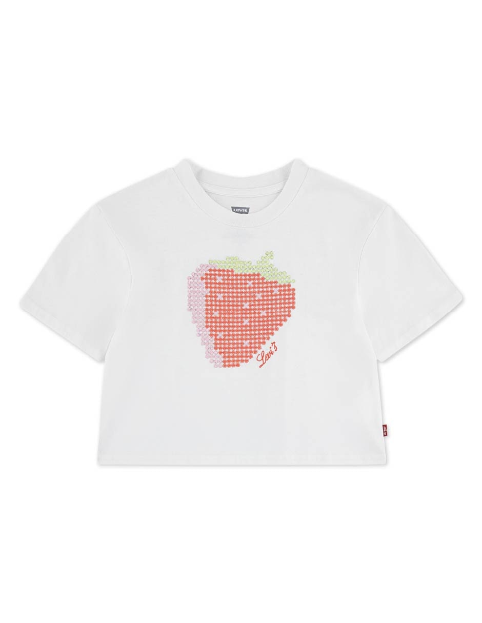 Playera manga corta para niña