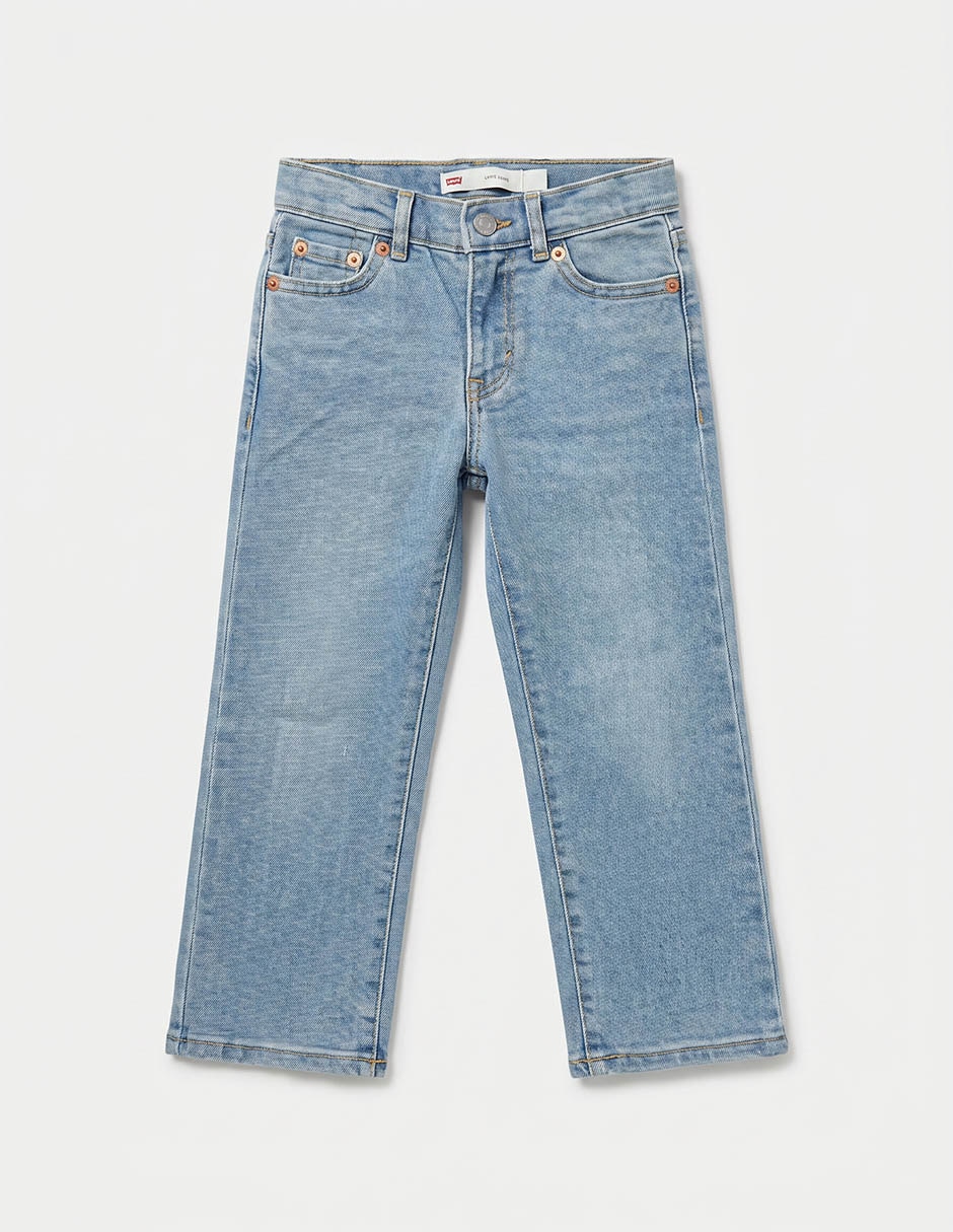 Jeans relaxed amplio Levi's lavado medio para niña