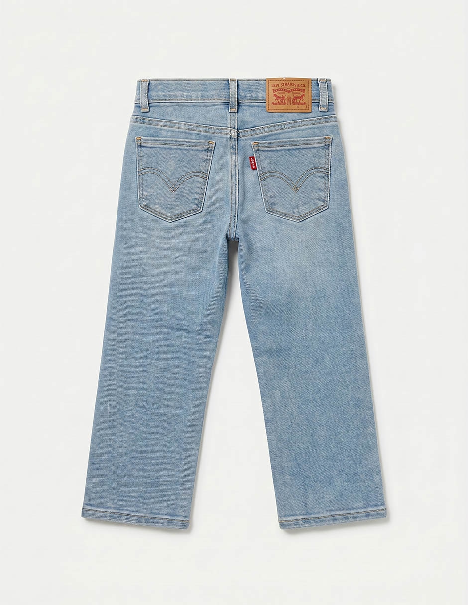 Jeans relaxed amplio Levi's lavado medio para niña