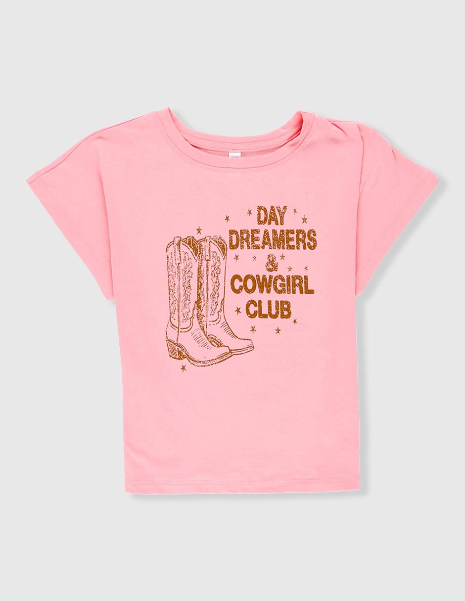 Playera manga corta para niña