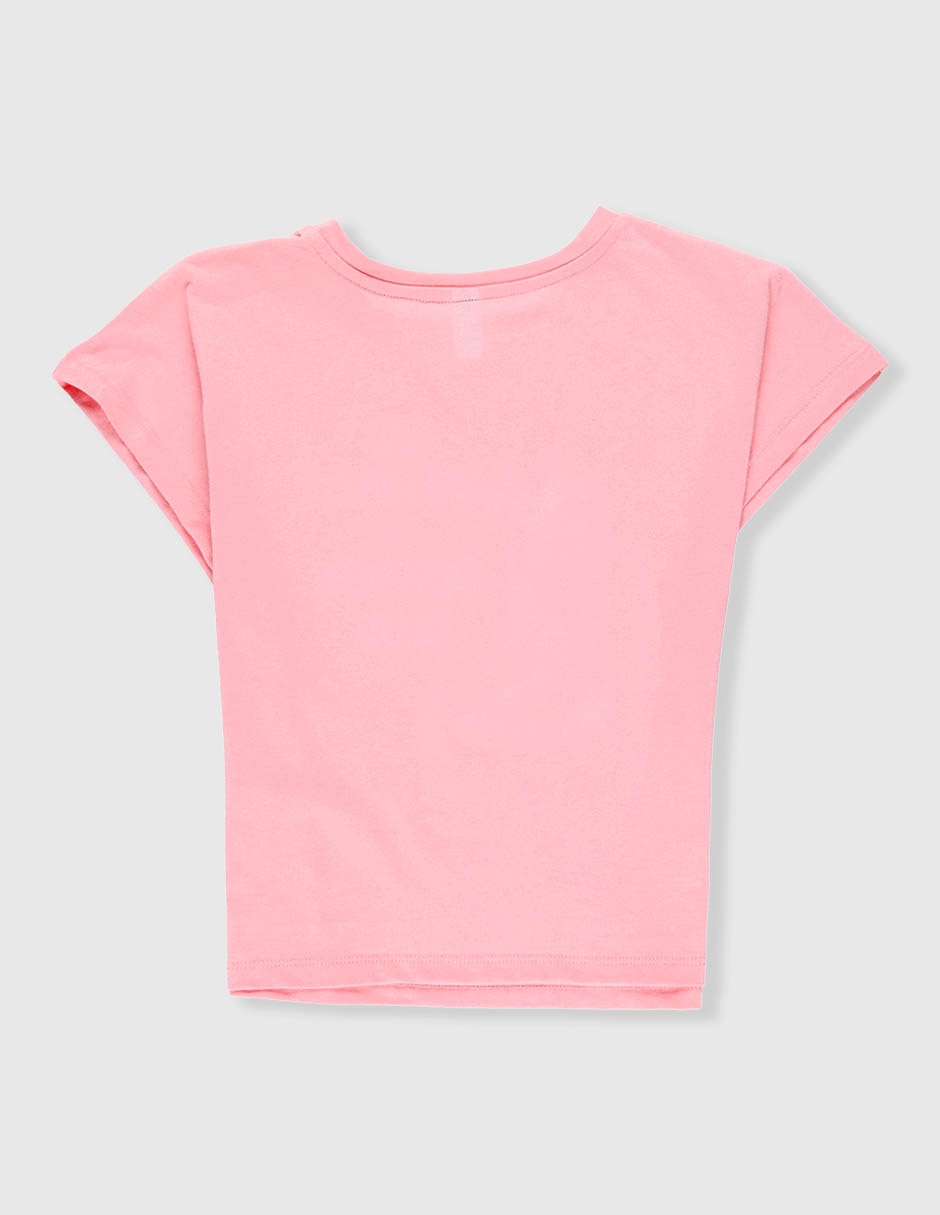 Playera manga corta para niña