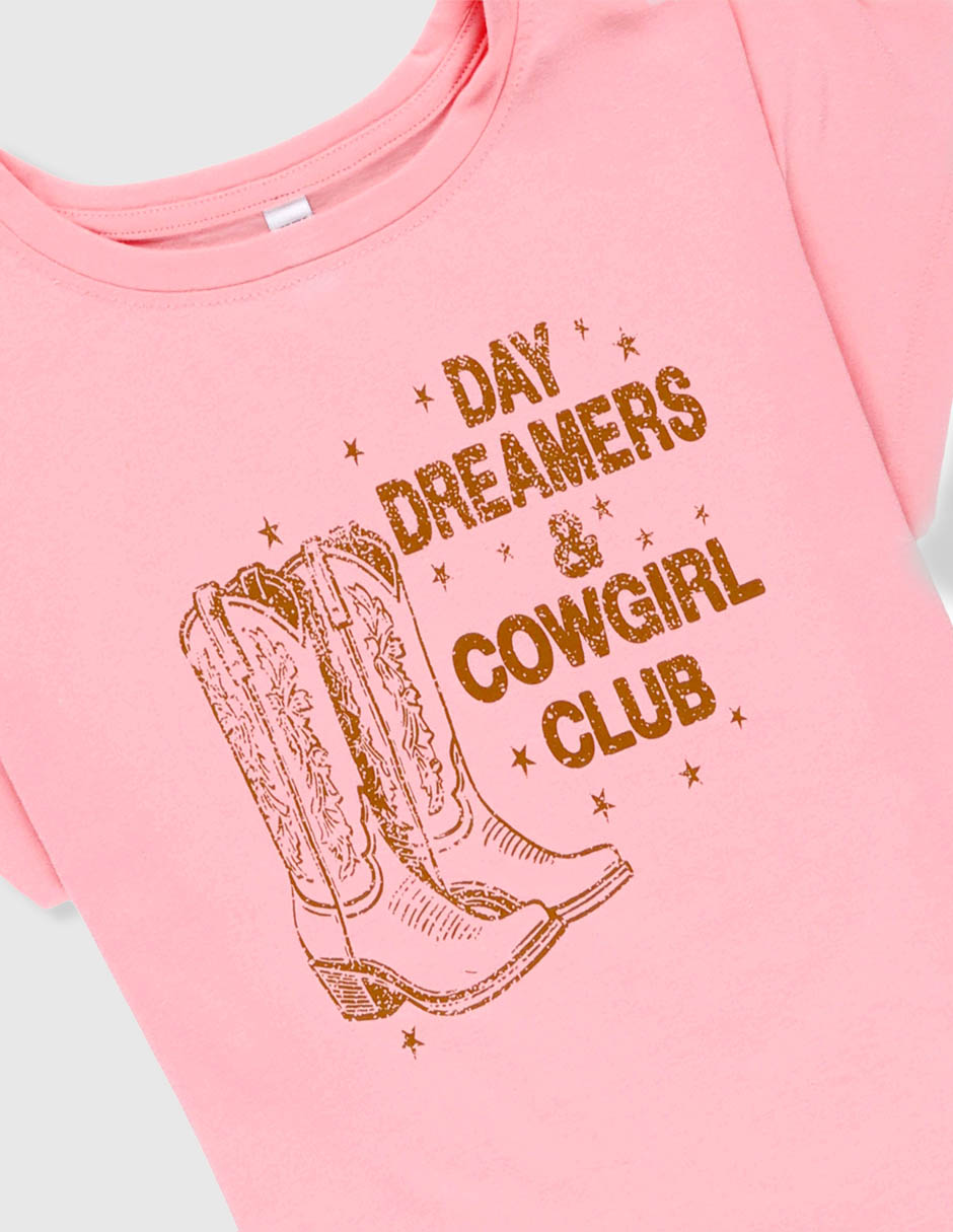 Playera manga corta para niña