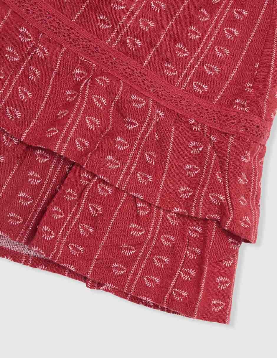 Falda short only niña
