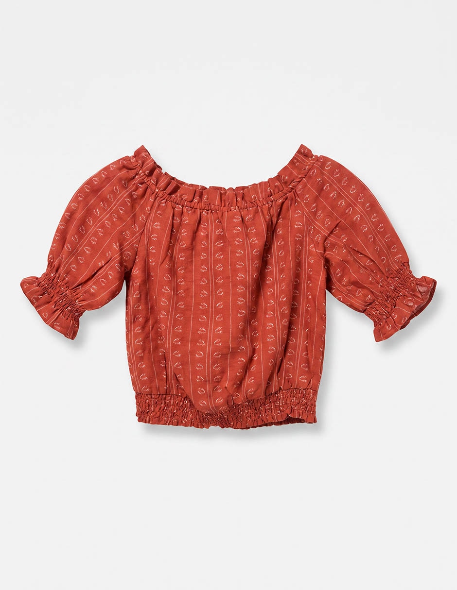 Playera manga corta para niña