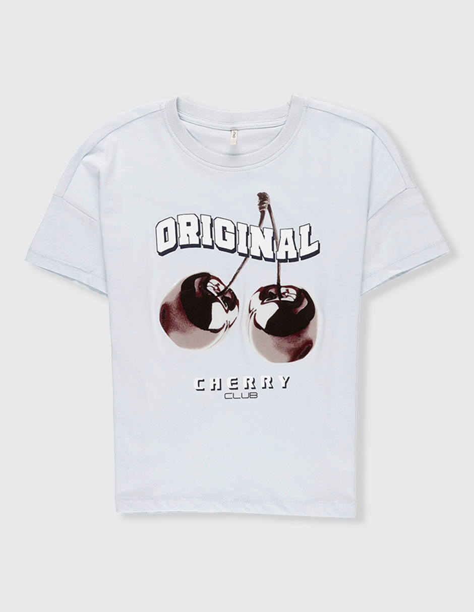 Playera manga corta para niña