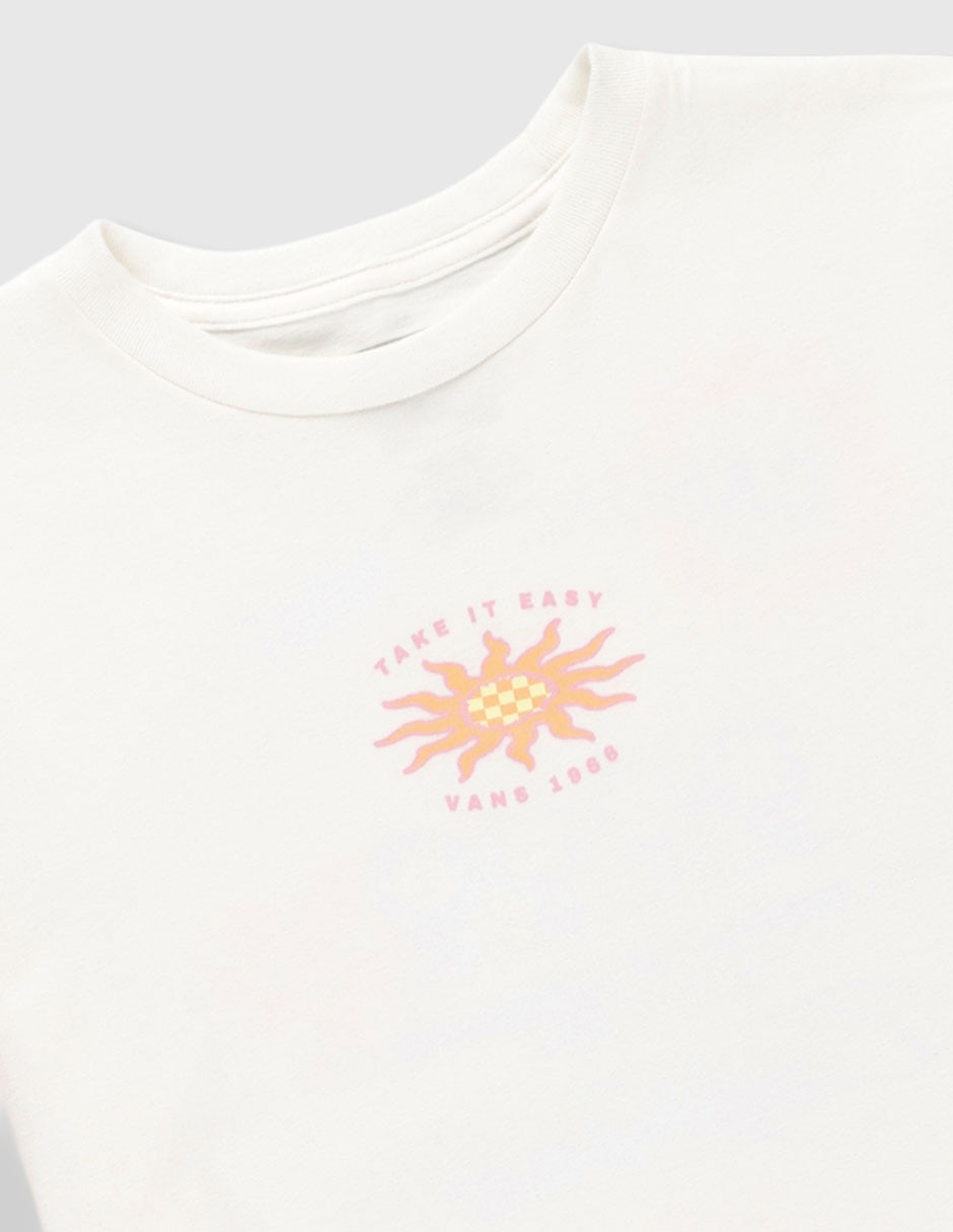 Playera Vans manga corta para niña