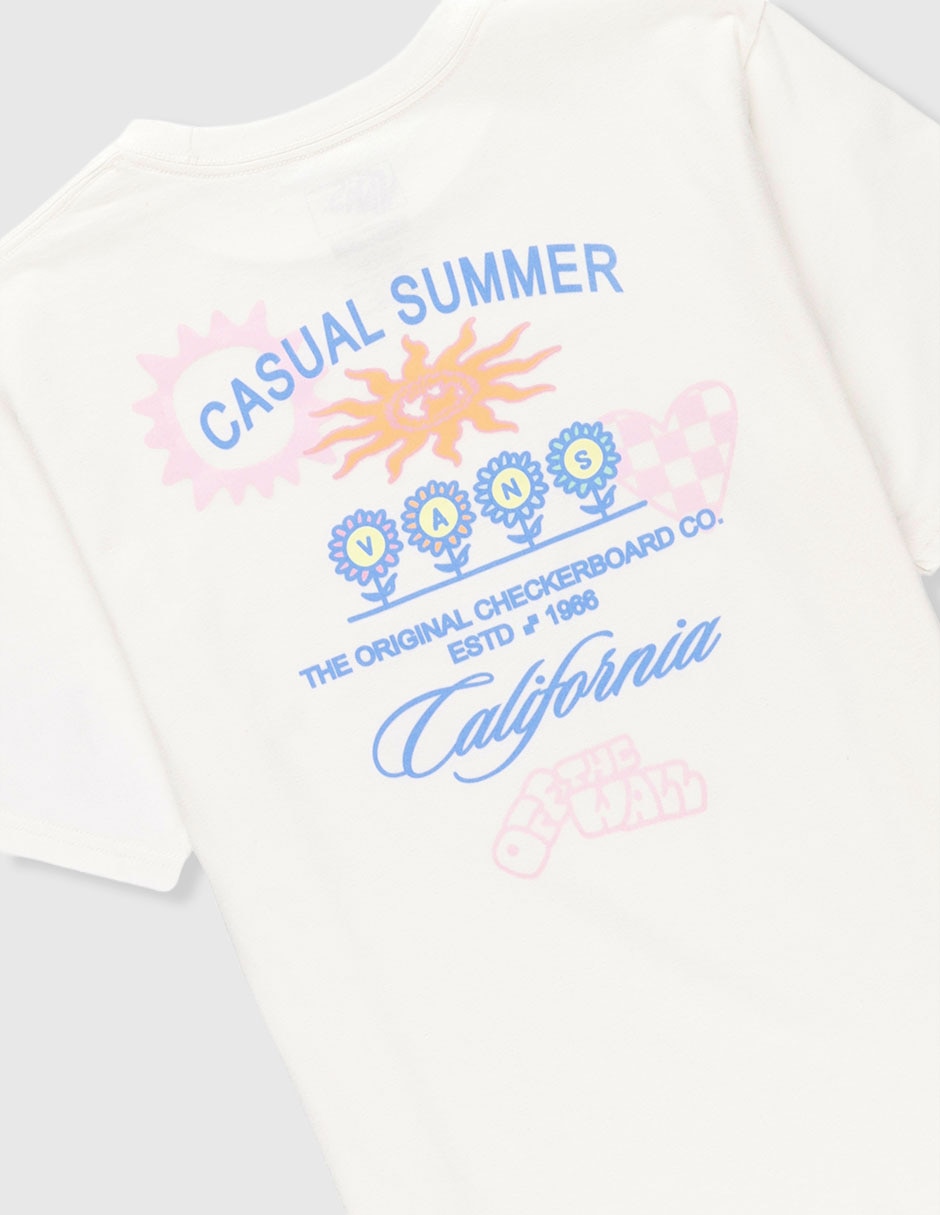 Playera Vans manga corta para niña