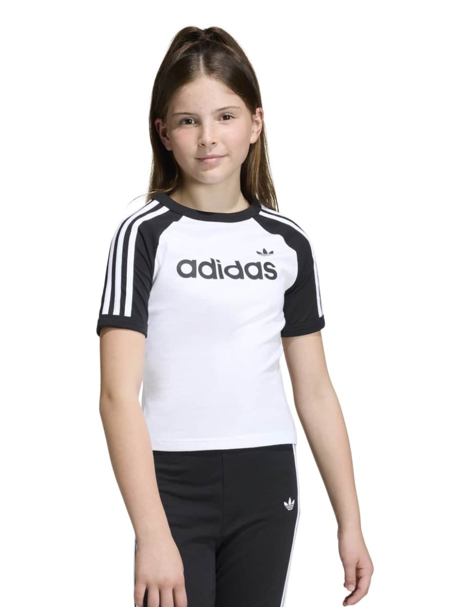 Playera 3S Sl Tee manga corta para niña Playera 3S Sl Tee manga corta para niña