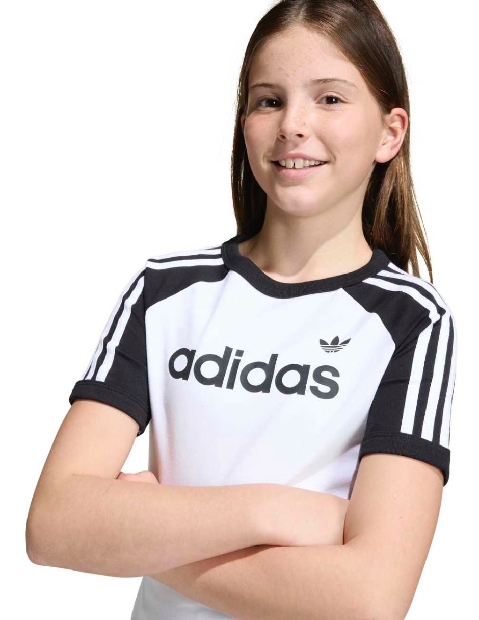 Playera 3S Sl Tee manga corta para niña