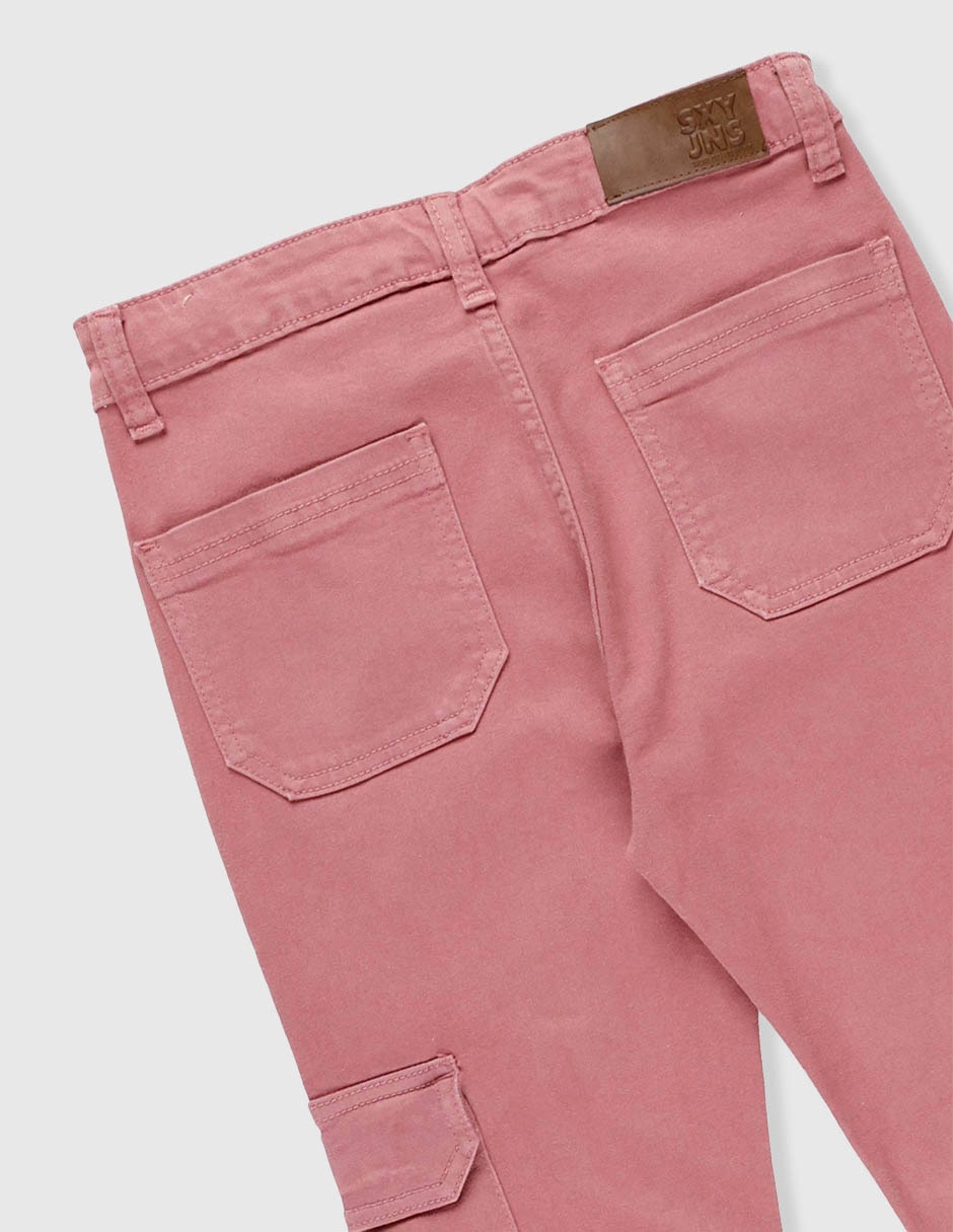 "jeans/jegging" regular campana atemporal sxykjg008 "lavado" sin lavado "para" infantil niña 2