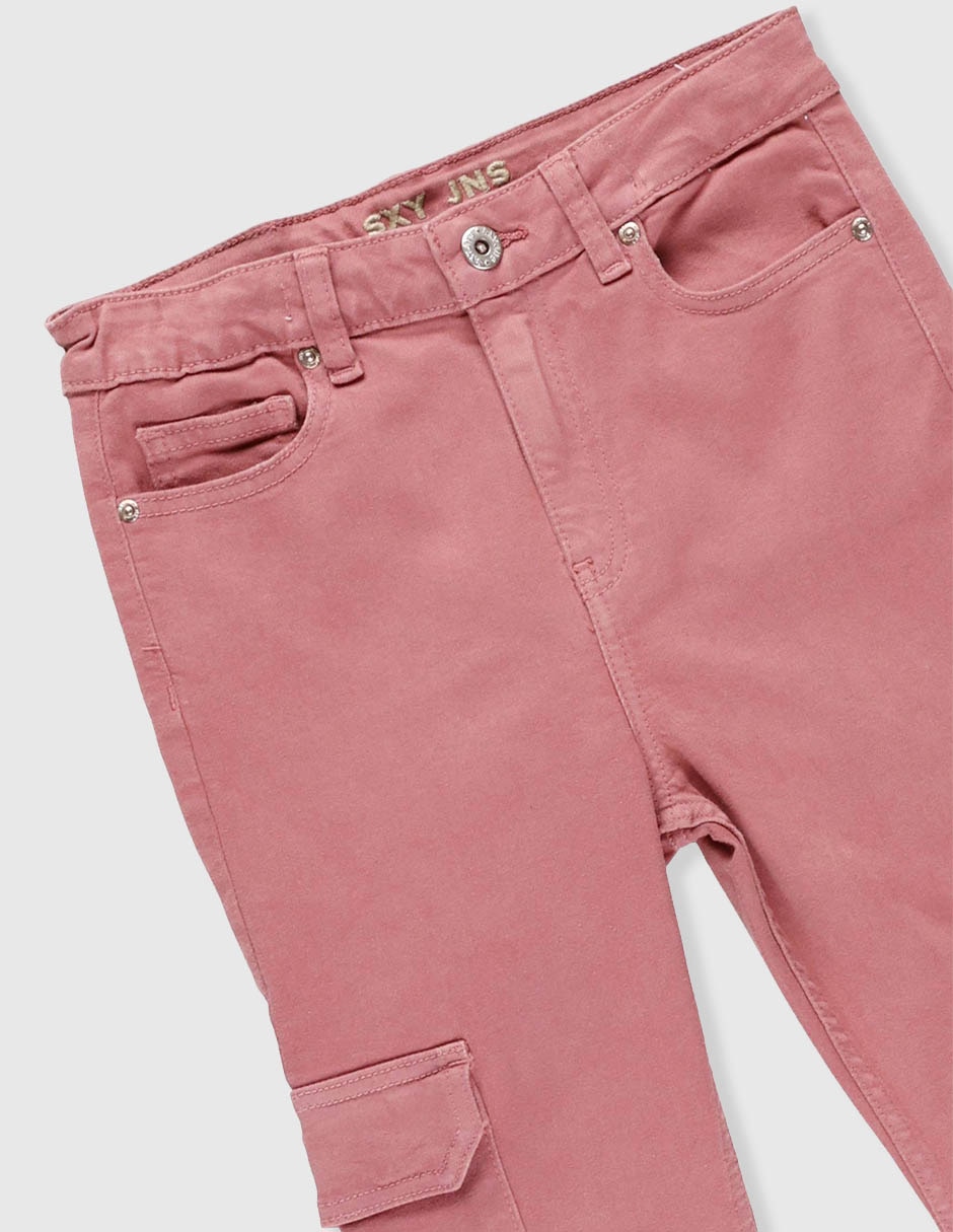 "jeans/jegging" regular campana atemporal sxykjg008 "lavado" sin lavado "para" infantil niña 4