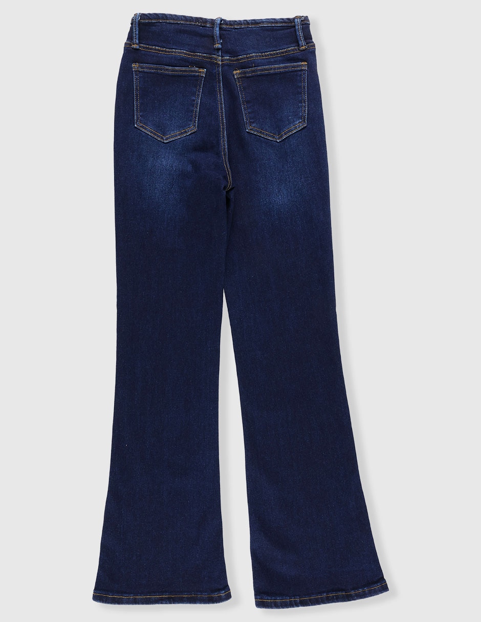 Jeans flare Biography lavado stone wash para niña