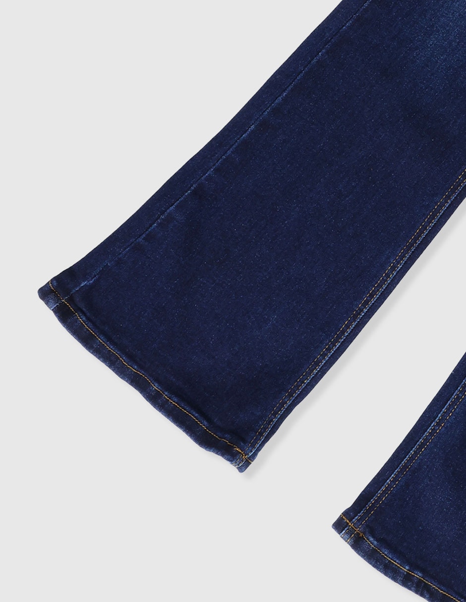 Jeans flare Biography lavado stone wash para niña