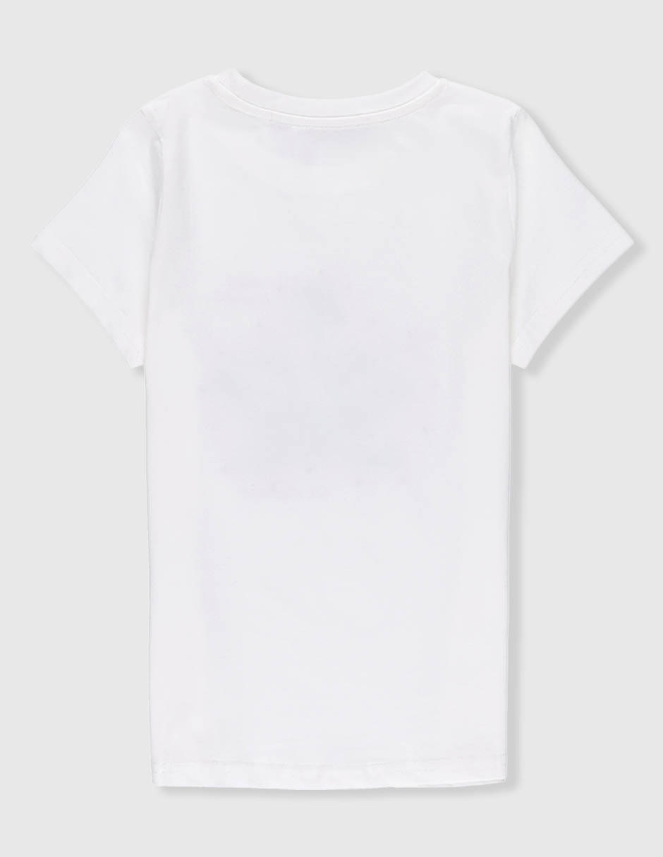 Playera Biography manga corta para niña