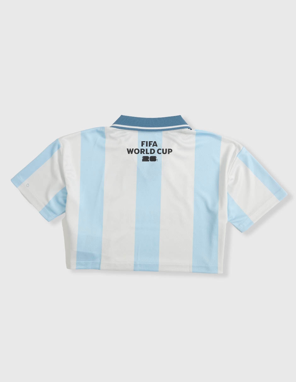 Playera Argentina manga corta para niña 4