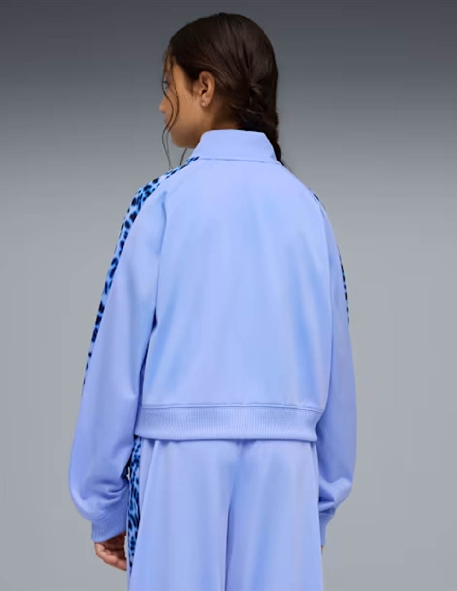 Set chamarra Puma T7 Animal Relaxed Short Length Track Jacket G para niña