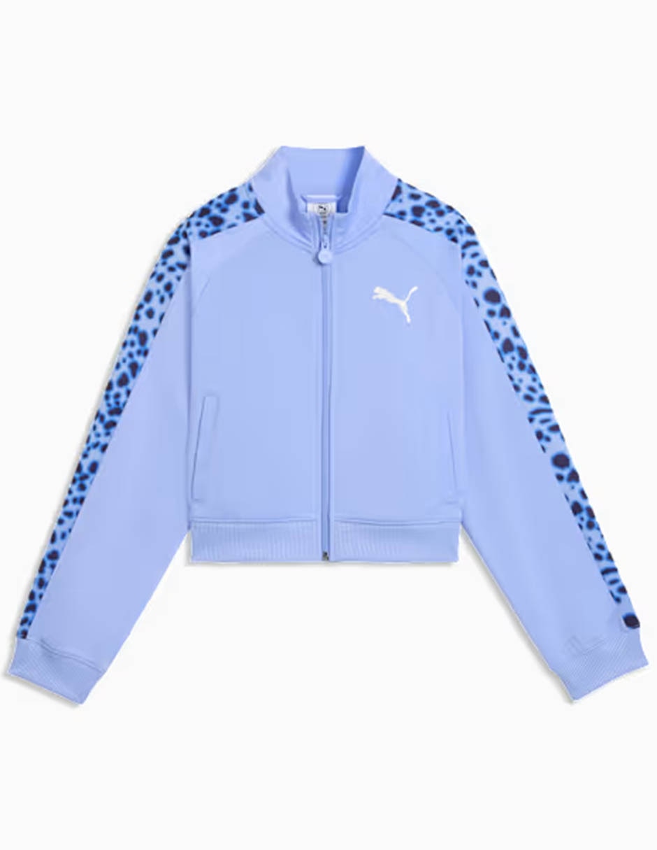 Set chamarra Puma T7 Animal Relaxed Short Length Track Jacket G para niña
