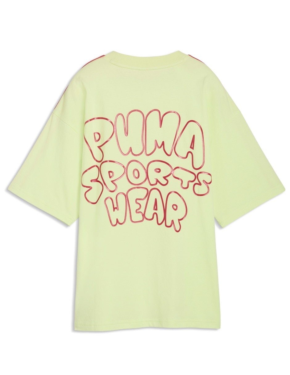 Playera luminous cloud oversized graphic tee g manga corta para niña 2