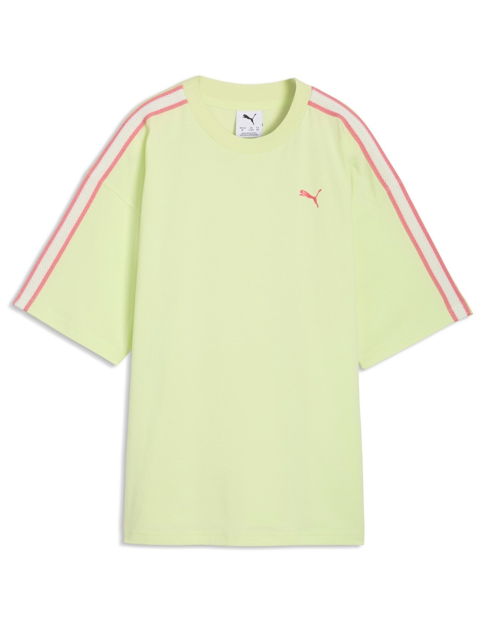 Playera luminous cloud oversized graphic tee g manga corta para niña 4