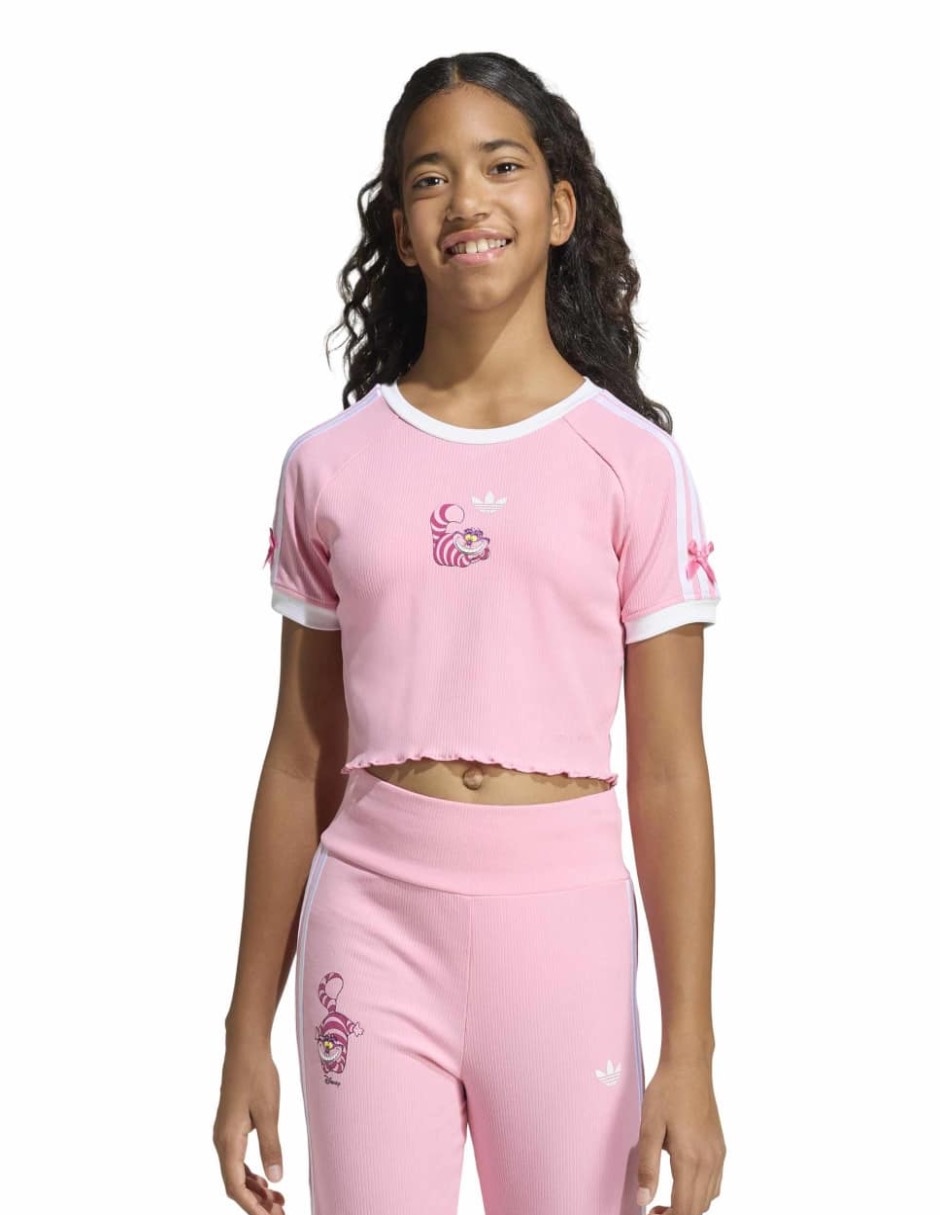 Playera slim crop t manga corta para niño