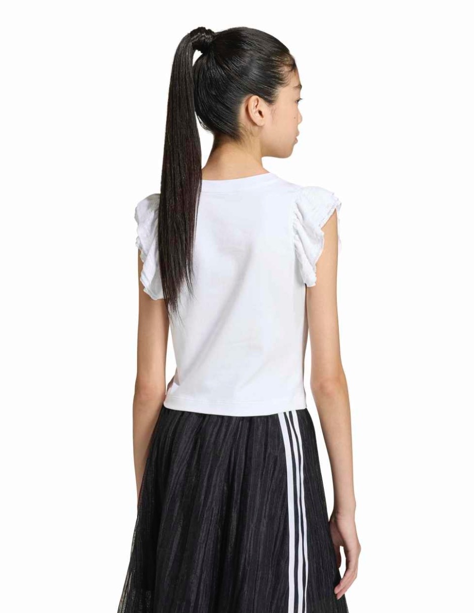 Playera adicolor manga corta para niña 4