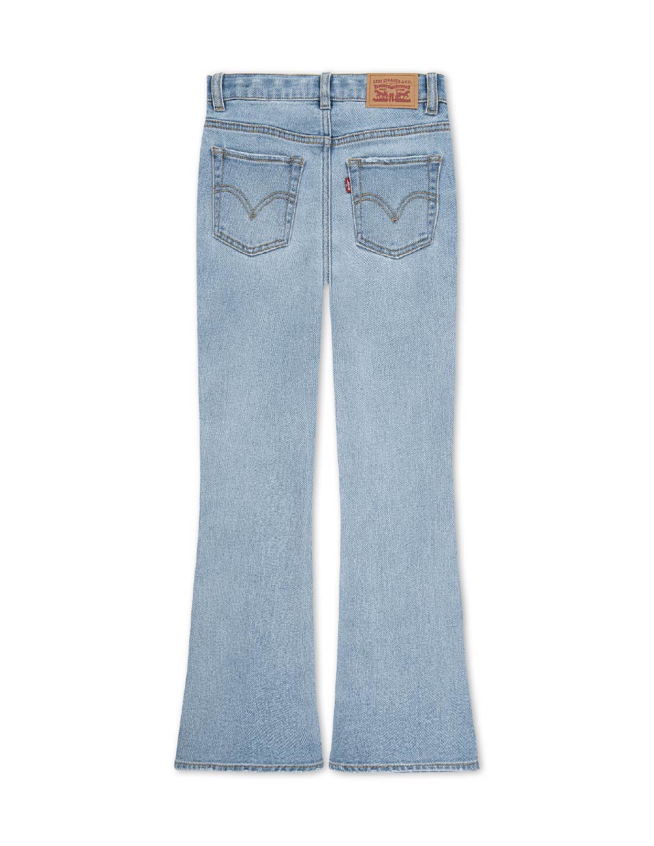 Jeans flare Levi's lavado claro para niña