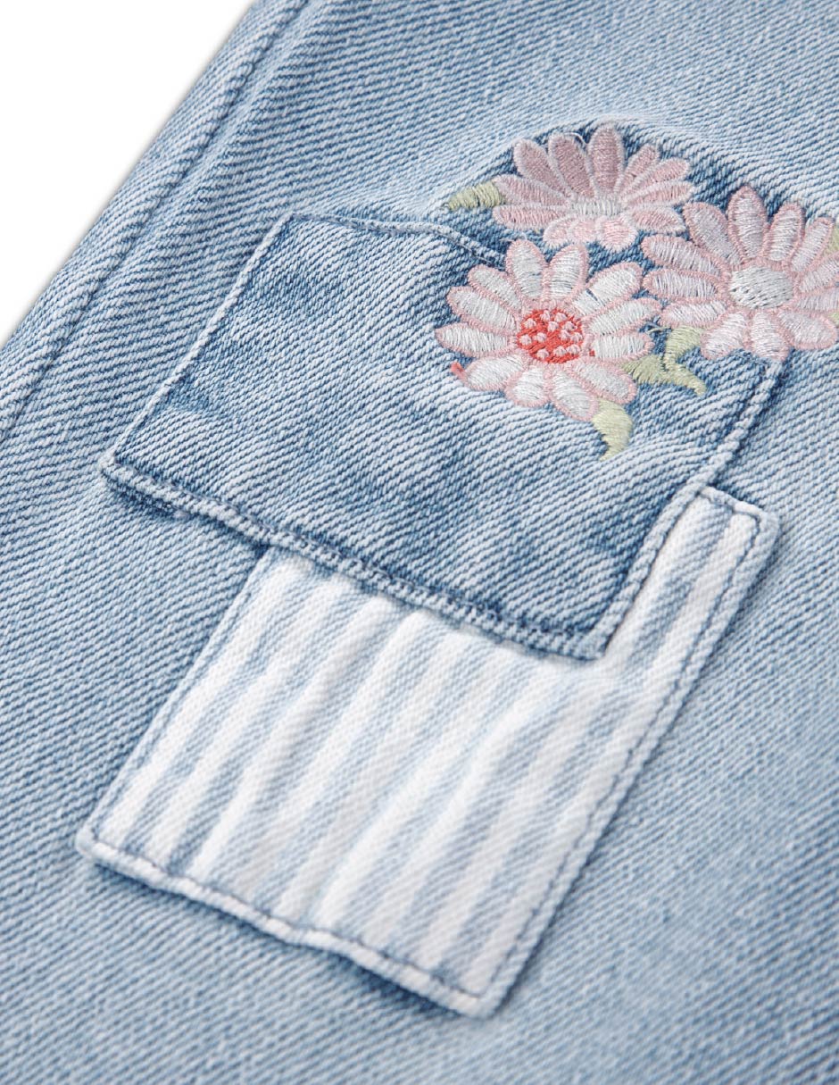 Jeans flare Levi's lavado claro para niña