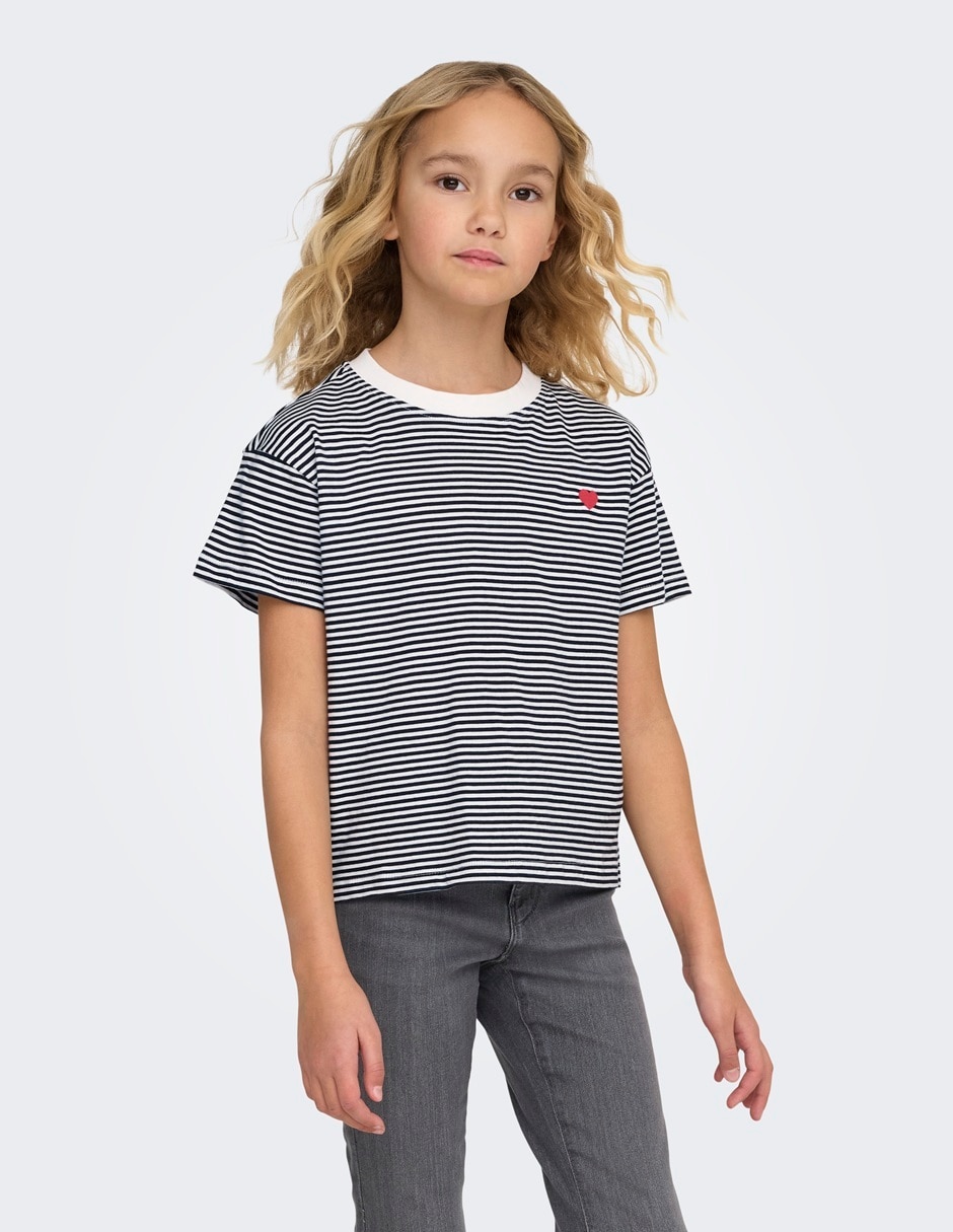 Playera Only manga corta para niña