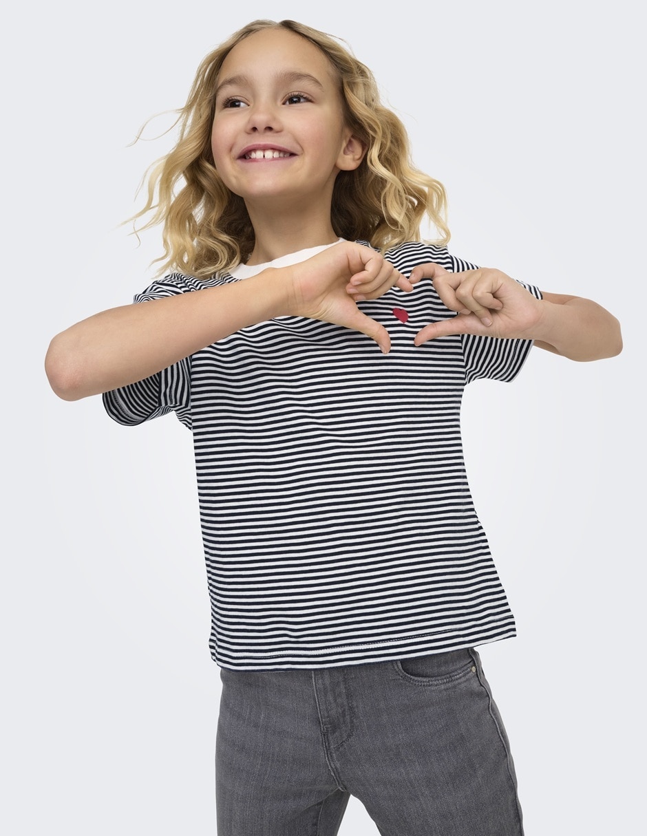 Playera Only manga corta para niña