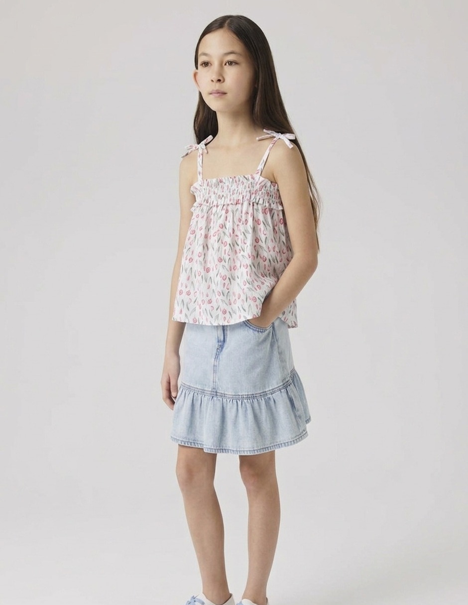 Blusa sin manga