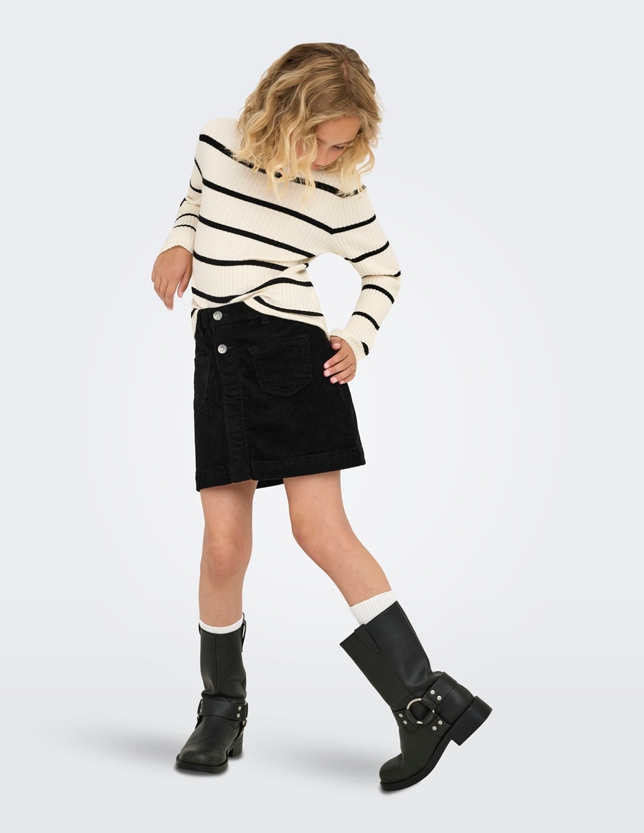 Falda/falda short ss26 de algodón para infantil / niños grandes mujer 2