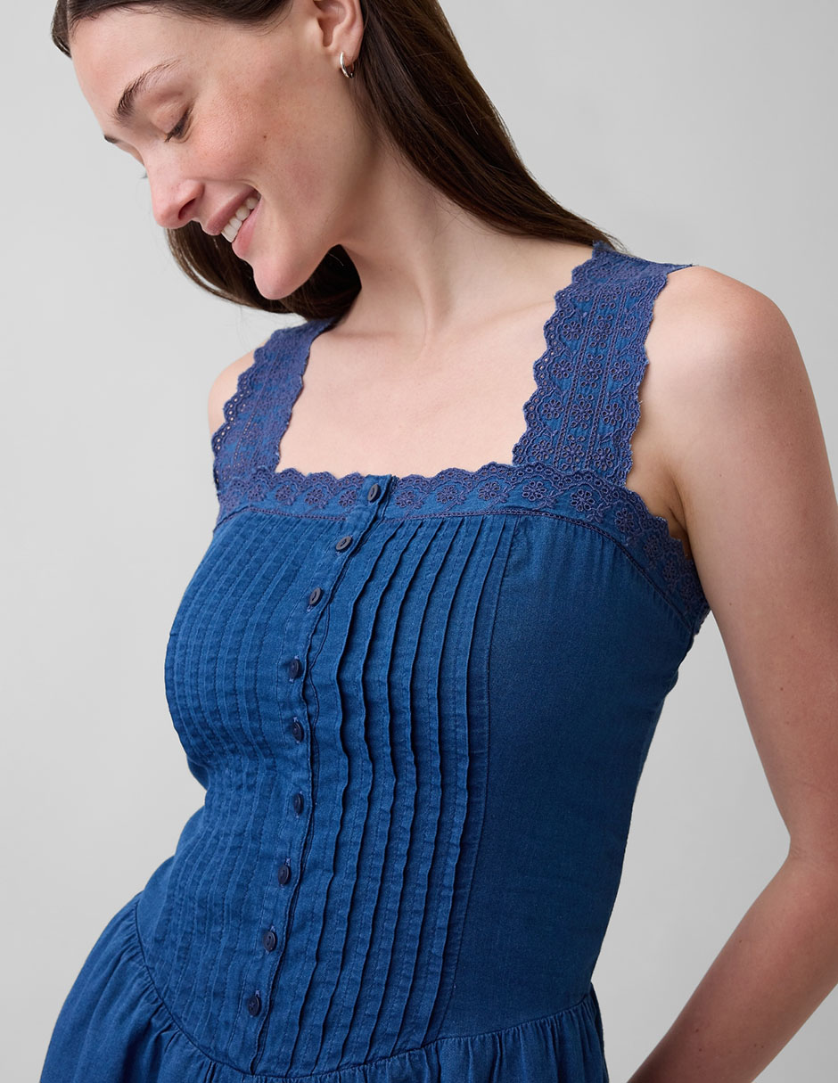 Vestido arriba rodilla casual para mujer