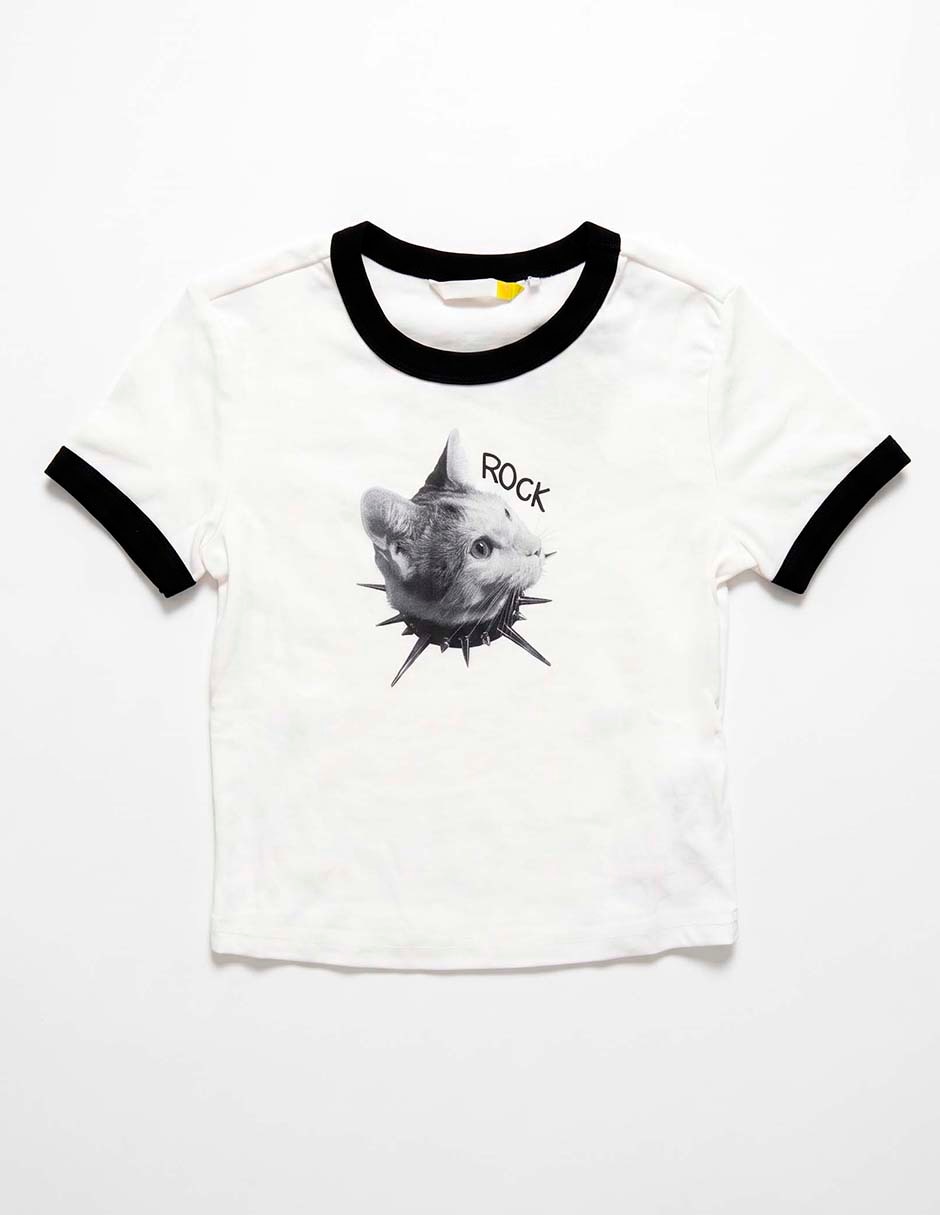 Playera manga corta para niña Playera manga corta para niña
