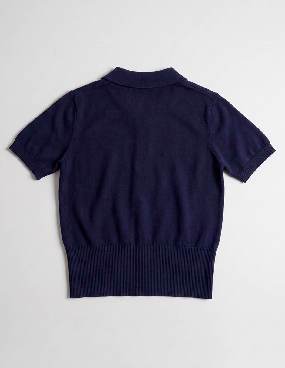 Playera tipo polo para niña