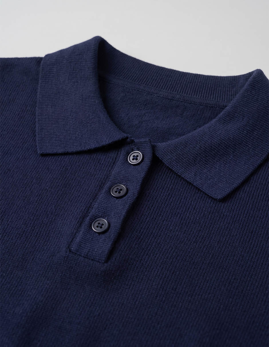 Playera tipo polo para niña