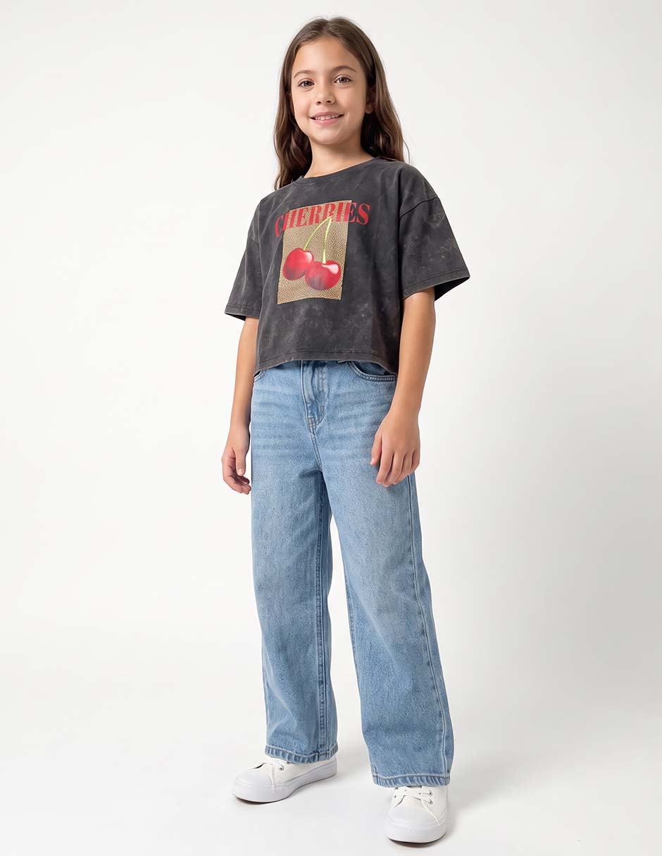 Playera manga corta para niña 3