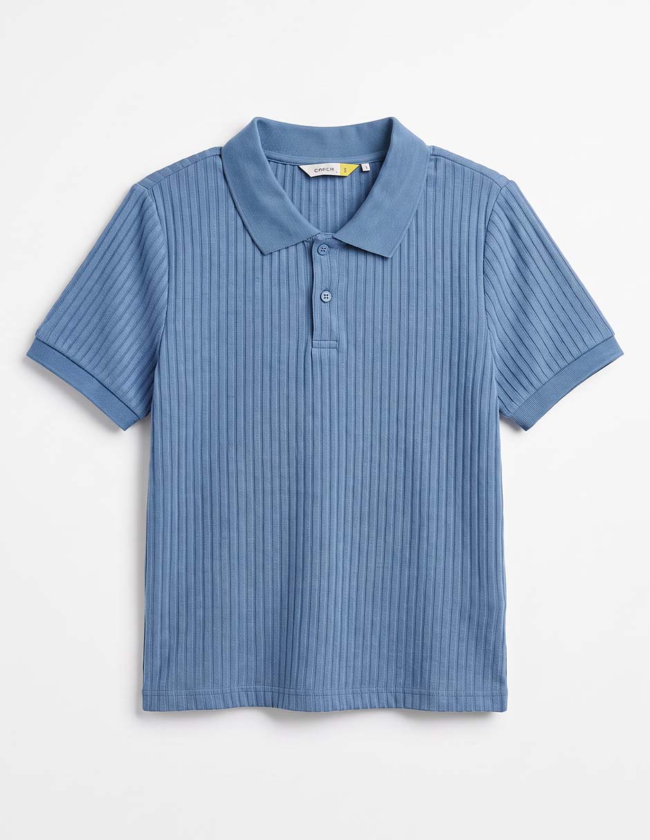 Playera tipo polo de algodón para niño 2