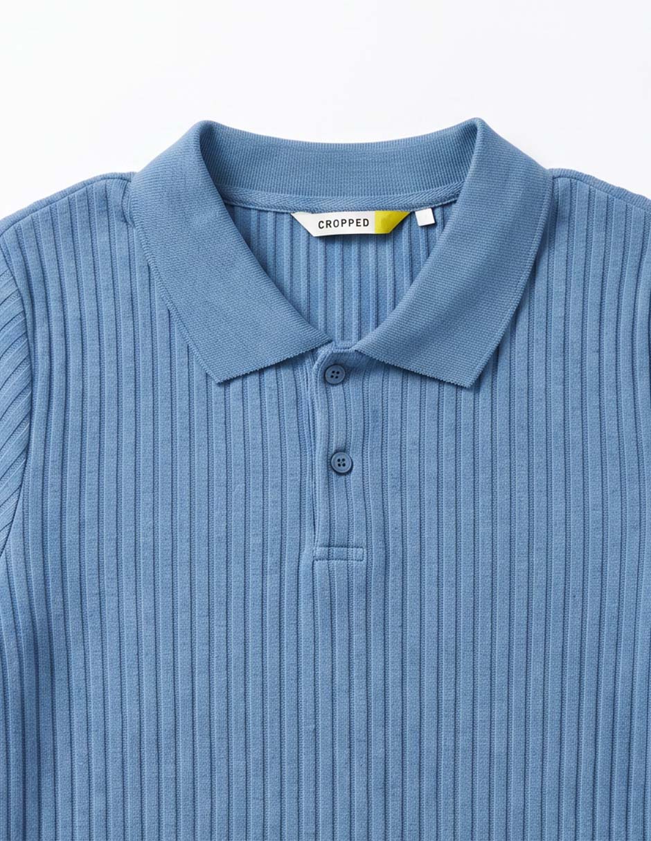 Playera tipo polo de algodón para niño 4