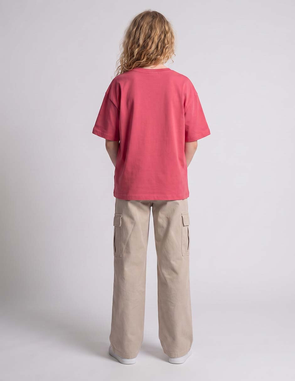 Playera manga al codo para niña 2