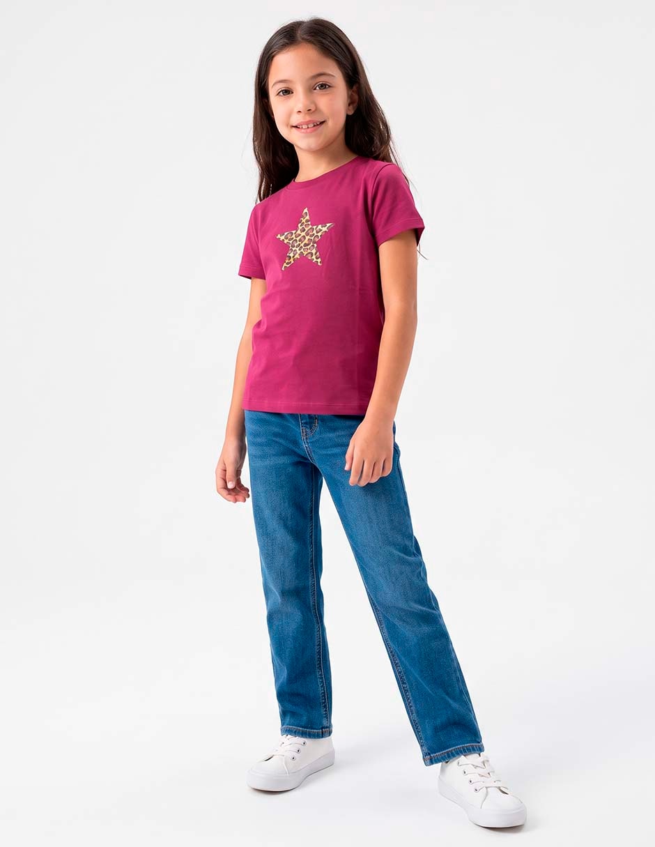 Playera manga corta para niña 3